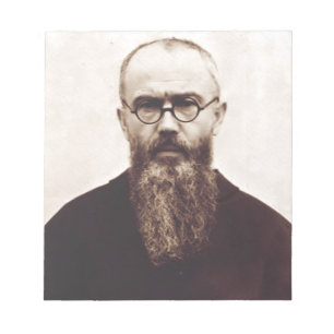 Heiliger Maximilian Kolbe polnischer katholischer  Notizblock