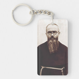 Heiliger Maximilian Kolbe polnischer katholischer  Schlüsselanhänger