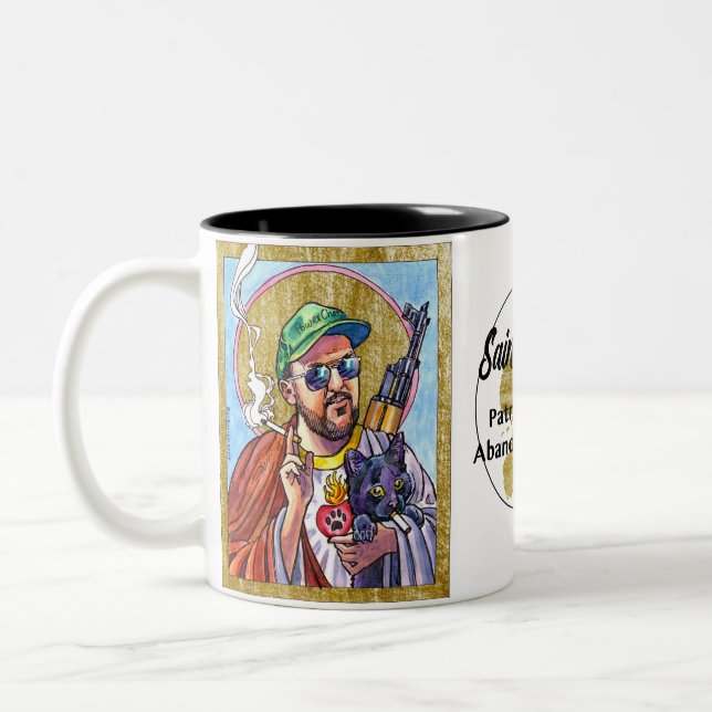 Heiliger Mersh Becher Zweifarbige Tasse (Links)