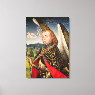 Heiliger Michael der Erzengel, 1460-66 Leinwanddruck