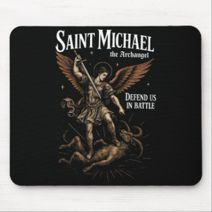Heiliger Michael verteidige uns in der Schlacht Er Mousepad