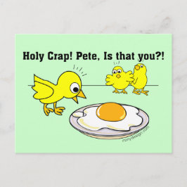 Heiliger Mist! Pete, bist du das? Postkarte
