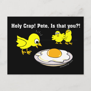 Heiliger Mist! Pete, bist du das? Postkarte
