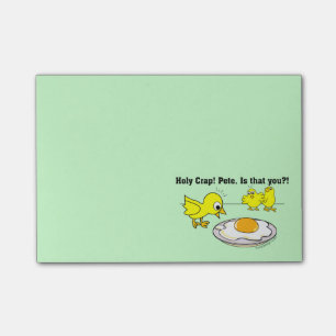 Heiliger Mist! Peter, ist dass Sie? Post-it Klebezettel