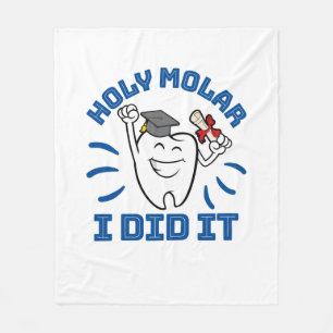 Heiliger Molar Ich Habe Es Geschafft Zahnarzt RDH Fleecedecke