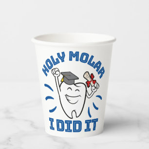 Heiliger Molar ich tat es Zahnarzt RDH Abschluss Pappbecher