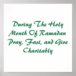 Heiliger Monat Ramadan Poster
