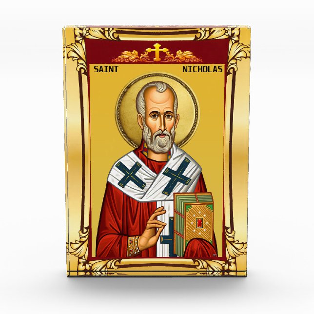 Heiliger Nikolaus Fotoblock (Vorderseite)