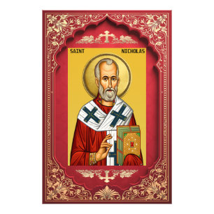 Heiliger Nikolaus Fotodruck
