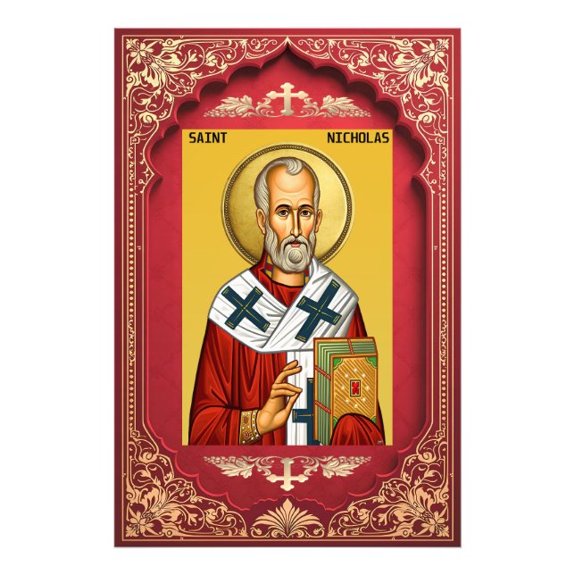 Heiliger Nikolaus Fotodruck (Vorne)