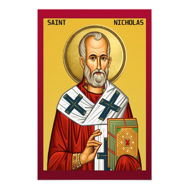 Heiliger Nikolaus  Fotodruck (Vorne)