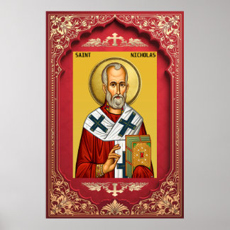 Heiliger Nikolaus Poster