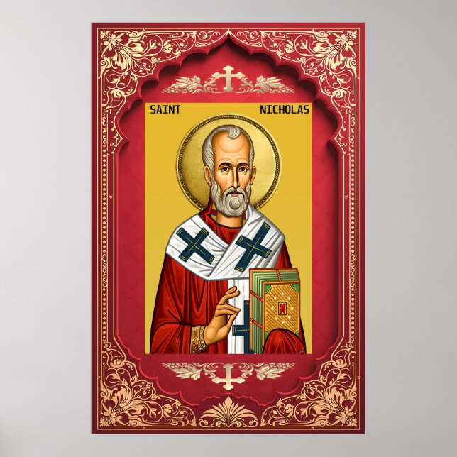 Heiliger Nikolaus Poster (Vorne)
