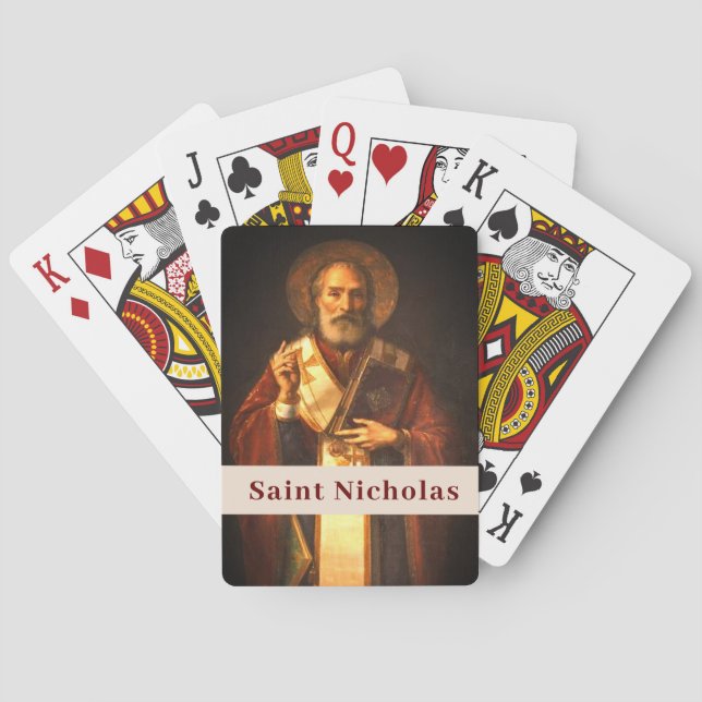 Heiliger Nikolaus  Spielkarten (Rückseite)