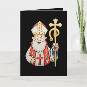 Heiliger Nikolaus Weihnachtsmann Schutzpatron von Einladung