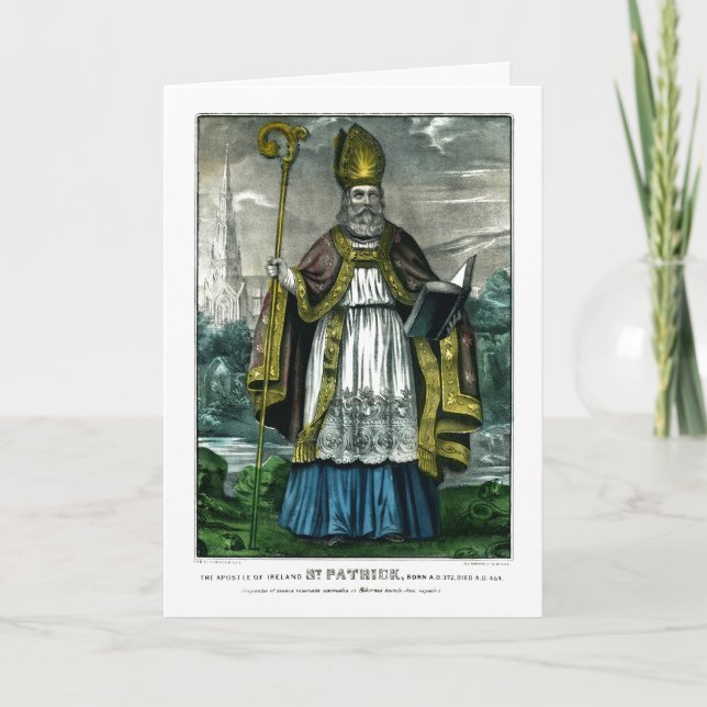 Heiliger Patrick Karte (Vorderseite)