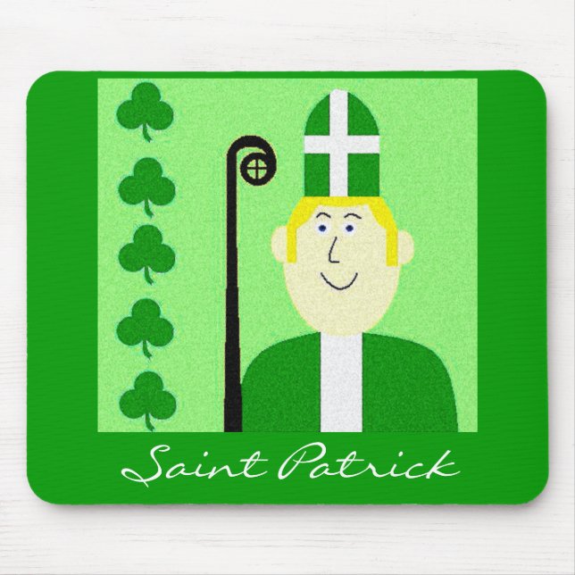 Heiliger Patrick Mousepad (Vorne)