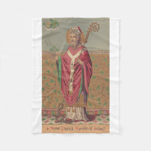Heiliger Patrick von Irland Heilige keltische Kuns Fleecedecke