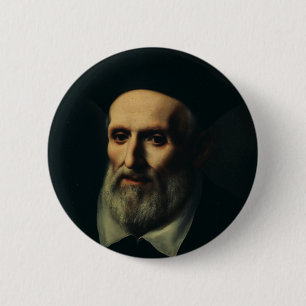 Heiliger Philipp Neri, zweiter Apostel Roms Kunst Button