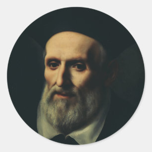 Heiliger Philipp Neri, zweiter Apostel Roms Kunst Runder Aufkleber