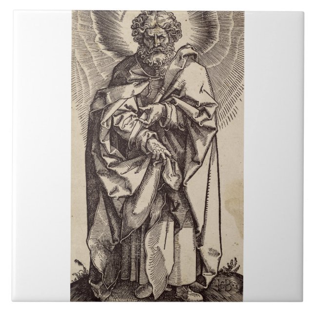 Heiliger Philippus, Apostel Jesu Jünger Fliese (Vorderseite)
