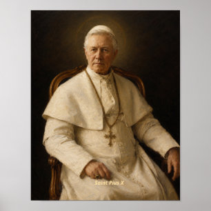 Heiliger Pius X. Kunstprint Poster