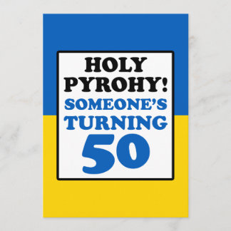 Heiliger Pyrohy! Jemand, der 50 Ukraine umdreht, l Einladung