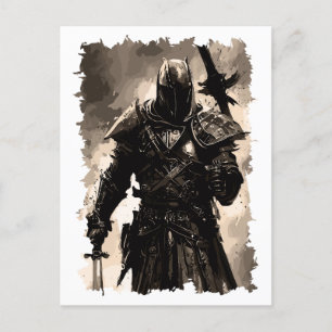 Heiliger Ritterorden Templar Feiertagspostkarte