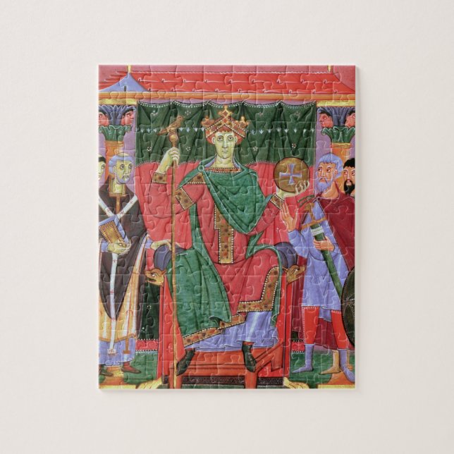 Heiliger römischer Kaiser Otto Frau-Cim.4453 f.42r Puzzle (Vertikal)