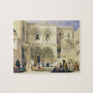 Heiliger Sepulchre, in Jerusalem (Farbelitho) Puzzle