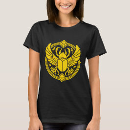 Heiliger Skarabäus Ägyptisches Symbol Kunst T-Shirt