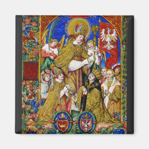 Heiliger Stanislaus Bischof und Märtyrer Fine Art Magnet