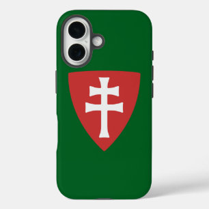 Heiliger Stephan ungarisches Kreuzsymbol iPhone 16 Hülle