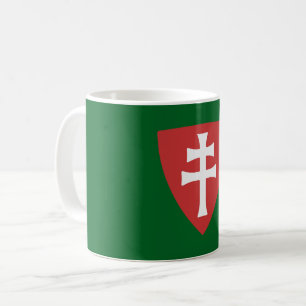 Heiliger Stephan ungarisches Kreuzsymbol Kaffeetasse