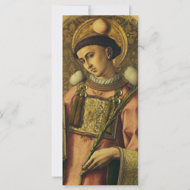 Heiliger Stephanus der Protomärtyrer Feine Kunst I (Vorderseite)