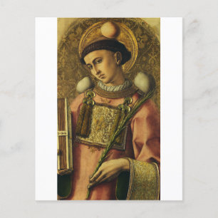 Heiliger Stephanus der Protomärtyrer feine Kunst-I Flyer