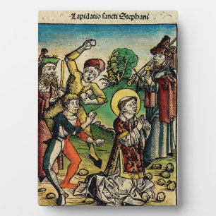 Heiliger Stephanus der Protomärtyrer feine Kunst-I Fotoplatte