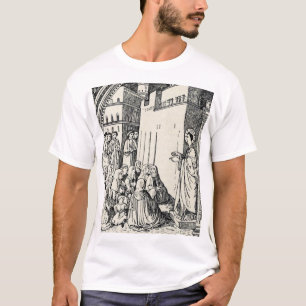 Heiliger Stephanus der Protomärtyrer, feine Kunst- T-Shirt