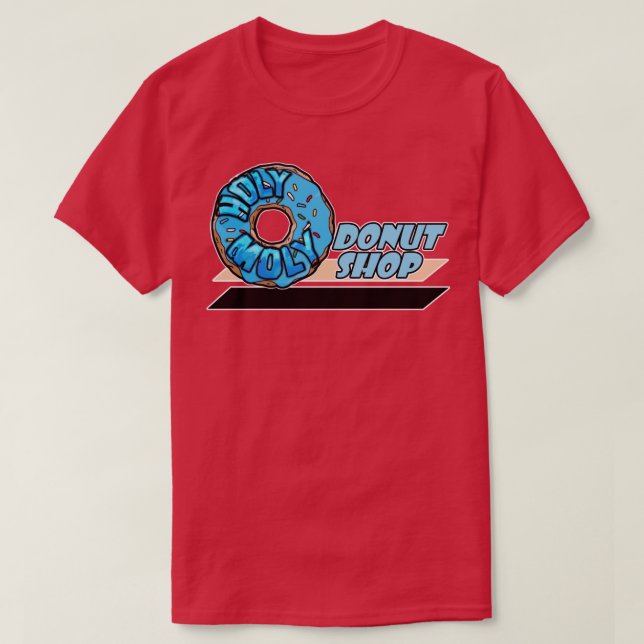 Heiliger Strohsack Donut-Laden T-Shirt (Design vorne)