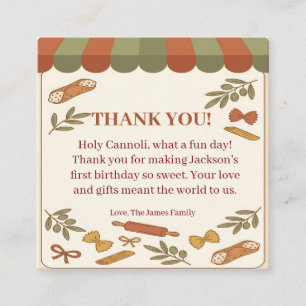 Heiliger Strohsack! Erster Geburtstag Begleitkarte