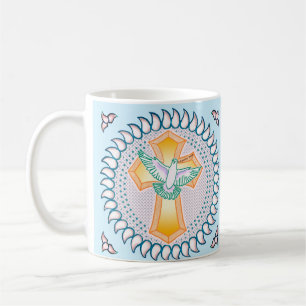 Heiliger-Taube-Christen-Kreuz-Tasse Kaffeetasse