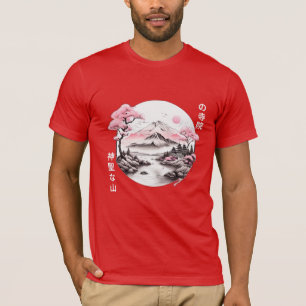 Heiliger Tempel auf einer gesegneten Flusslandscha T-Shirt