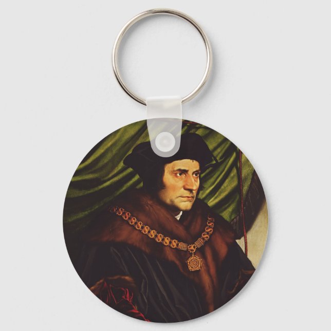 Heiliger Thomas Morus Gewissen des Königs Kunst Schlüsselanhänger (Vorderseite)