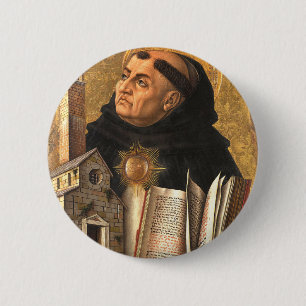 Heiliger Thomas von Aquin Button