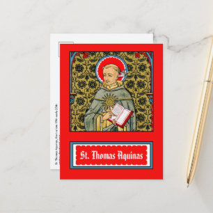 Heiliger Thomas von Aquin (VVP 002) Postkarte