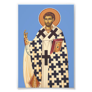 Heiliger Timotheus von Ephesus Traditionelle ortho Fotodruck