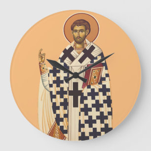 Heiliger Timotheus von Ephesus Traditionelle ortho Große Wanduhr