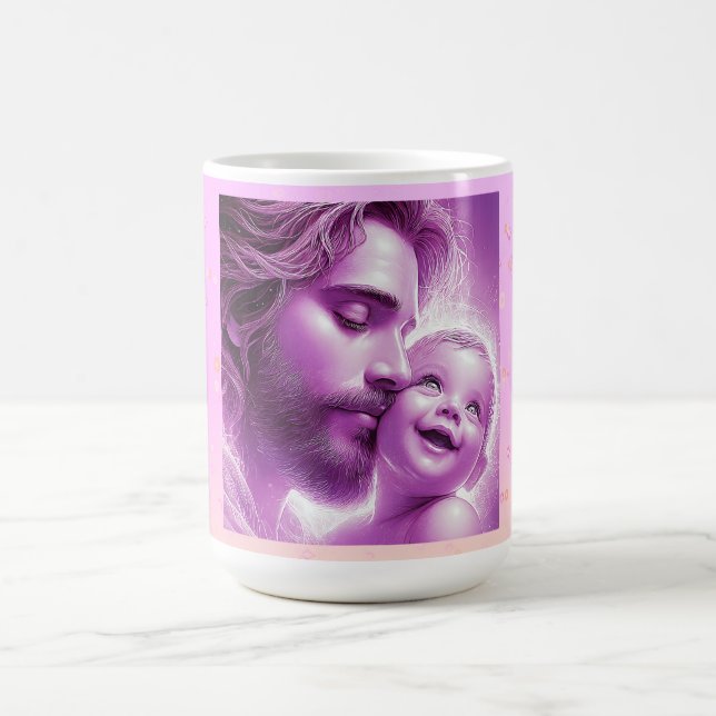 Heiliger Vater und Kind Kaffeetasse (Mittel)