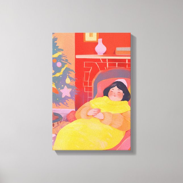 Heiliger Weihnachtstag Leinwanddruck (Vorderseite)