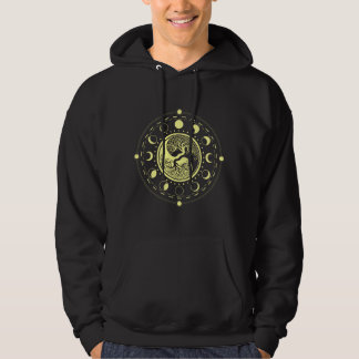 heiliger Yin und Yang Baum des mystischen Mondes Hoodie